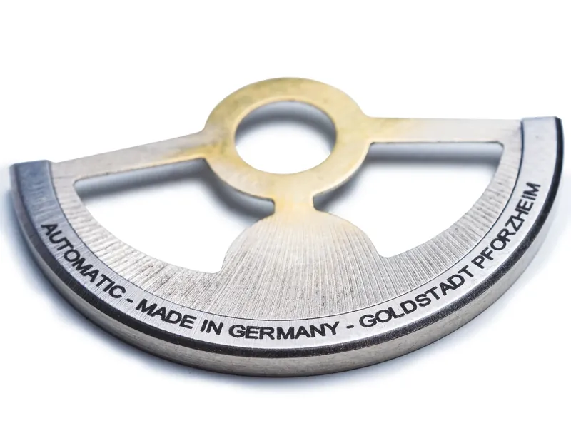 Uhrenrotor mit umlaufender Gravur Automatic Made in Germany